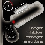 Насадка на член/мастурбатор - Knights Ring Vibrating Dual Purpose Sleeve-Drip - мініатюра 7