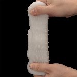 Насадка на член/мастурбатор - Knights Ring Vibrating Dual Purpose Sleeve-Drip - мініатюра 8