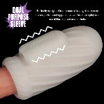 Насадка на член/мастурбатор - Knights Ring Vibrating Dual Purpose Sleeve-Spiral - мініатюра 5