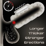 Насадка на член/мастурбатор - Knights Ring Vibrating Dual Purpose Sleeve-Spiral - мініатюра 6