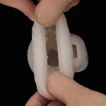 Насадка на член/мастурбатор - Knights Ring Vibrating Dual Purpose Sleeve-Wavy - мініатюра 8