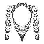 Боді - Obsessive B125 Body Black XL/XXL - мініатюра 5