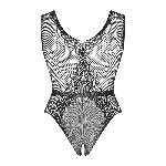 Боді - Obsessive B115 Body Black S/M/L - мініатюра 5