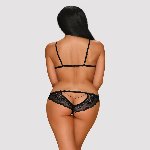Комплект білизни - Obsessive Millagro Set Black L/XL - мініатюра 2