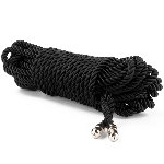 Мотузка - Rebellion Reign Black Bondage Rope, 10 м - мініатюра 3