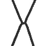 Мотузка - Rebellion Reign Black Bondage Rope, 10 м - мініатюра 7