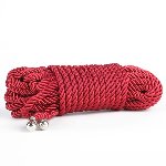 Мотузка - Rebellion Reign Red Bondage Rope, 10 м - мініатюра 3