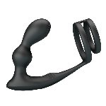 Анальна пробка з ерекційним кільцем - Mr Play Remote Control Vibrating Prostate Massager - мініатюра 2