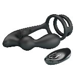 Анальна пробка з ерекційним кільцем - Mr Play Remote Control Vibrating Prostate Massager - мініатюра 5