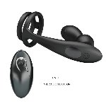 Анальна пробка з ерекційним кільцем - Mr Play Remote Control Vibrating Prostate Massager - мініатюра 7