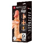 Вібратор - Pretty Love Sliding Skin 9.4" Flesh - мініатюра 10