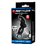 Ерекційне кільце - Pretty Love Vibrant Penis Ring Yusuf Black - мініатюра 11