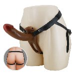 Страпон - Pretty Love Harness Briefs Strap on Bradden - мініатюра 7