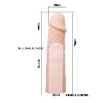 Насадка на член - Penis Sleeve Flesh, 5 см - мініатюра 7