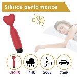 Міні-вібратор - Erospace Sweet Play Mini Heart Vibrator A14 - мініатюра 4