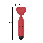 Міні-вібратор - Erospace Sweet Play Mini Heart Vibrator A14 - мініатюра 7