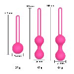 Набір вагінальних кульок - Erospace Sweet Play Kegel Balls Set A12 - мініатюра 7