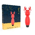 Міні-вібратор - Erospace Sweet Play Mini Reindeer Vibrator A10 - мініатюра 2