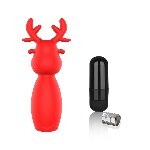 Міні-вібратор - Erospace Sweet Play Mini Reindeer Vibrator A10 - мініатюра 6