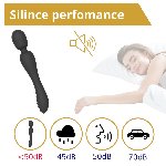 Вібратор - Erospace Sweet Play Wand & Vibrator 2in1 A8 - мініатюра 7