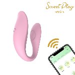Вібратор - Erospace Sweet Play C-Type Vibrator App Control A7 - мініатюра 4