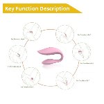 Вібратор - Erospace Sweet Play C-Type Vibrator App Control A7 - мініатюра 9