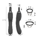 Вібратор - Erospace Sweet Play Clitoral Licking Tongue And Vibrator 2in1 A6 - мініатюра 9