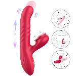 Вібратор - Erospace Sweet Play G-Spot Vibrator With Thrusting A2 - мініатюра 3