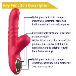 Вібратор - Erospace Sweet Play G-Spot Vibrator With Thrusting A2 - мініатюра 6