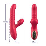Вібратор - Erospace Sweet Play G-Spot Vibrator With Thrusting A2 - мініатюра 10