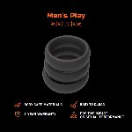 Набір ерекційних кілець - Erospace Men’s Play Set Of 3 Cock Rings B9 - мініатюра 2