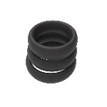Набір ерекційних кілець - Erospace Men’s Play Set Of 3 Cock Rings B9 - мініатюра 3