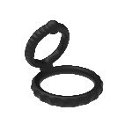 Ерекційне кільце - Erospace Men’s Play Silicone Cock Ring B8 - мініатюра 3