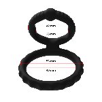 Ерекційне кільце - Erospace Men’s Play Silicone Cock Ring B8 - мініатюра 4