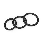 Ерекційні кільця - Erospace Men’s Play Set Of 3 Cock Rings B7 - мініатюра 4