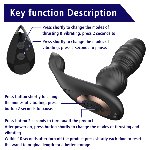 Масажер простати - Erospace Men’s Play Thrusting Prostate Massager B4 - мініатюра 6