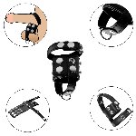 Бондаж - Erospace Wild Play Cock And Ball Strap C20 - мініатюра 5