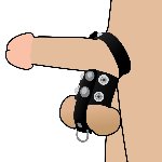 Бондаж - Erospace Wild Play Cock And Ball Strap C20 - мініатюра 6