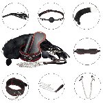 Набір БДСМ - Erospace Wild Play BDSM Set 7 pcs C8 - мініатюра 6