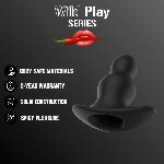 Анальна пробка - Erospace Wild Play Hollow Anal Plug C1 - мініатюра 2