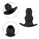 Анальна пробка - Erospace Wild Play Hollow Anal Plug C1 - мініатюра 7
