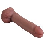 Фалоімітатор - Erospace Natural Play Silicone Dildo D3, 24 см - мініатюра 4