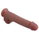Фалоімітатор - Erospace Natural Play Silicone Dildo D3, 24 см - мініатюра 5