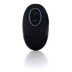 Анальна вібропробка - Silicone Black Plug Disco Flashlight - мініатюра 9