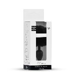 Анальна пробка - Bunny Tail Silicone Black Plug Black - мініатюра 7