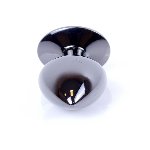 Анальна пробка - Jewellery Dark Silver Plug Black - мініатюра 5