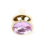 Анальна пробка - Jewellery Gold BUTT PLUG- Rose - мініатюра 3