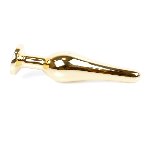 Анальна пробка - Jewellery Gold Long Plug Purple - мініатюра 5
