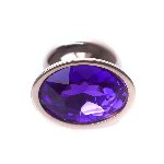 Анальна пробка - Jewellery Red Gold Plug Purple - мініатюра 2