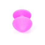 Анальна пробка - Jewellery Silicone Pink Plug M Light Blue - мініатюра 4